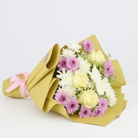 imported red and white roses vase  KF016