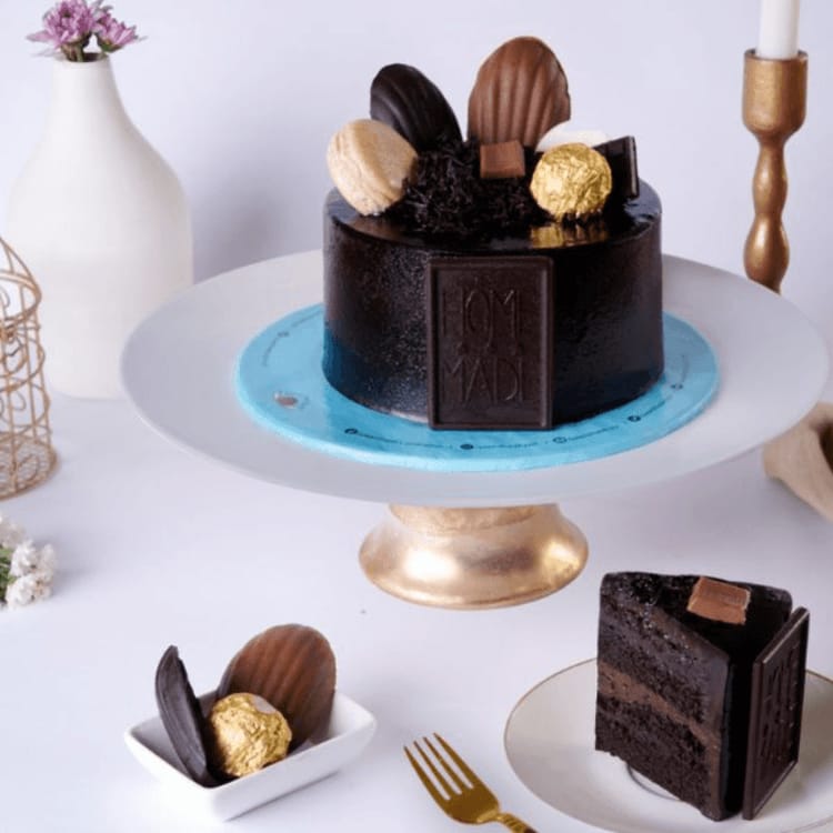 Chocolate Glazed Cake  (Pie in the sky)