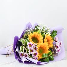 Golden Glow Bouquet  KF032